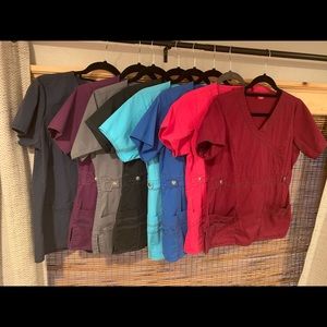 SOLD 8 Dickies scrub top bundle